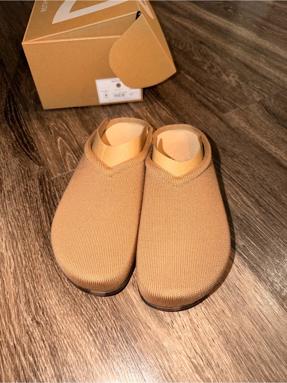 Rothy's Tan Slip-On Mules - Picture 2 of 6